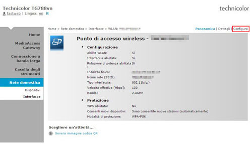 Modem fastweb technicolor TG788vn v2 - Informatica In vendita a Trieste